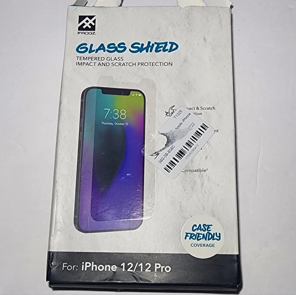 Iphone 12/12 pro Glass shield tempered glass by Zagg
